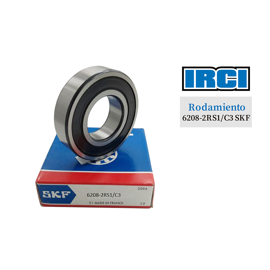 RODAMIENTO 6208-2RS1/C3 SKF