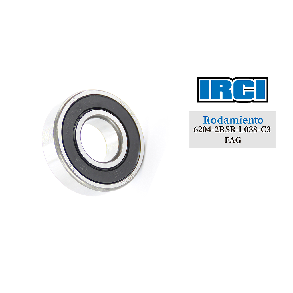 RODAMIENTO 6204-2RSR-L038-C3 FAG