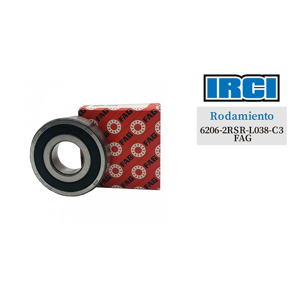 RODAMIENTO 6206-2RSR-L038-C3 FAG