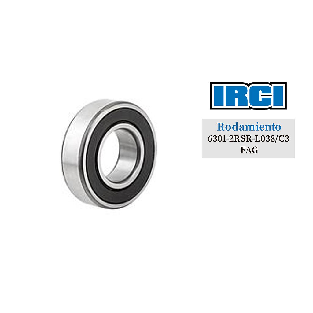 RODAMIENTO 6301-2RSR-L038-C3 FAG