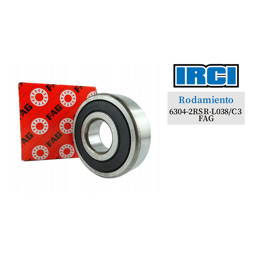 RODAMIENTO 6304-2RSR-L038-C3 FAG