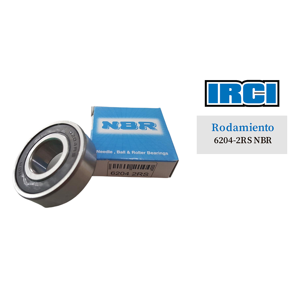 RODAMIENTO 6204-2RS NBR
