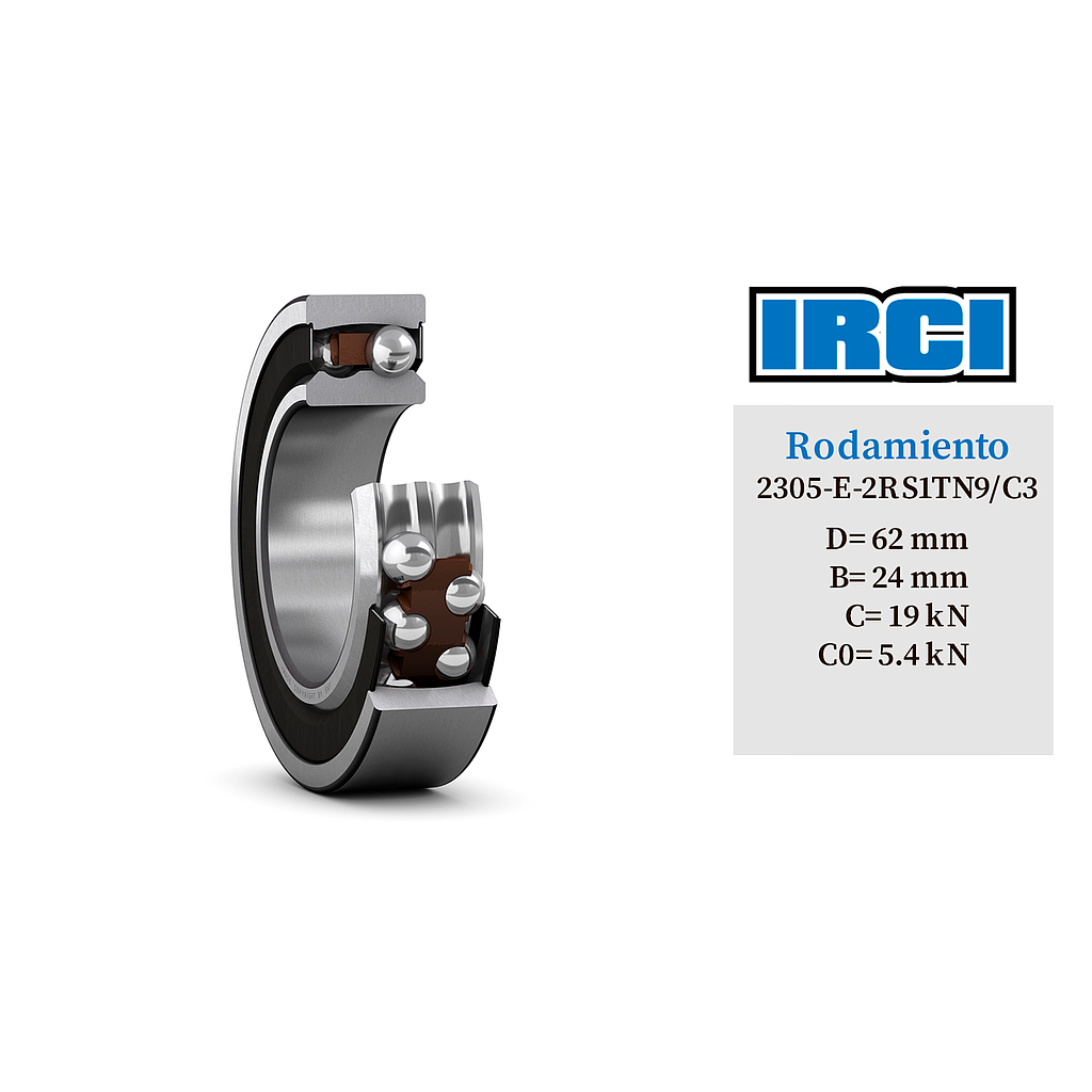 RODAMIENTO 2305-E-2RS1TN9/C3 SKF