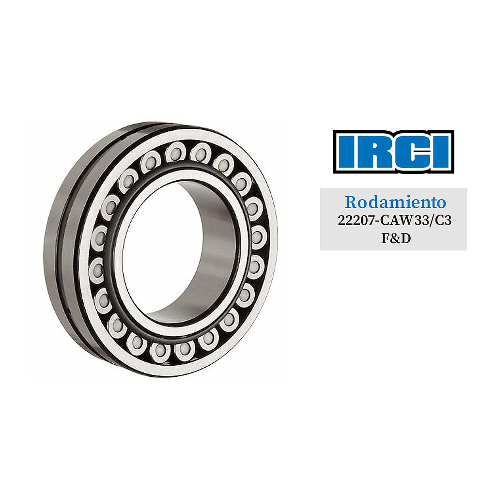 RODAMIENTO 22207-CAW33/C3 F&amp;D