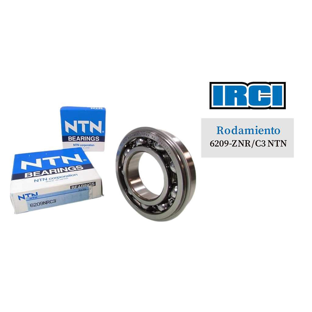 RODAMIENTO 6209-ZNR/C3 NTN