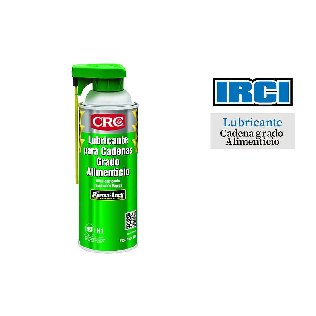 LUBRICANTE DE CADENA  GRADO ALIMENTICIO CRC X 12 ONZAS